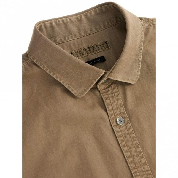 Mens Sunset Textured Long Sleeve Shirt