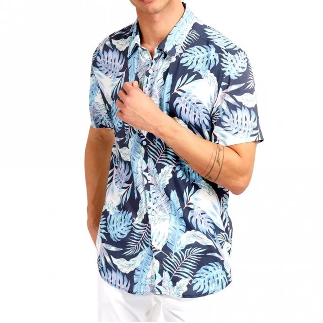 Mens Eco Tropical Short Sleeve Shirt Secondary image