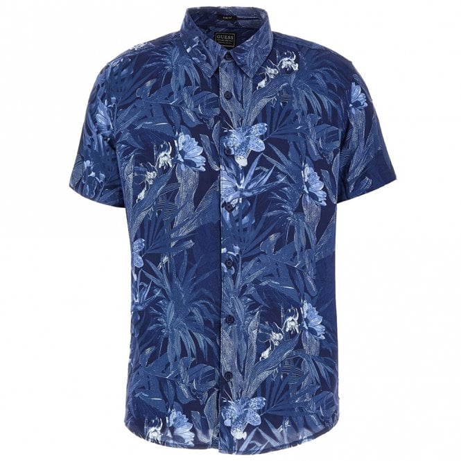 Mens Eco Tropical Short Sleeve Shirt Main image