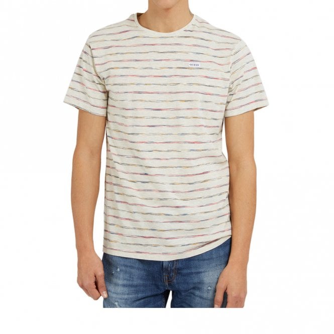 Mens All-Over Striped T-Shirt Secondary image