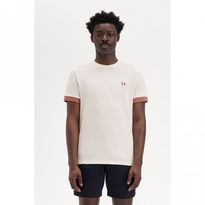 Mens Striped Cuff T-Shirt
