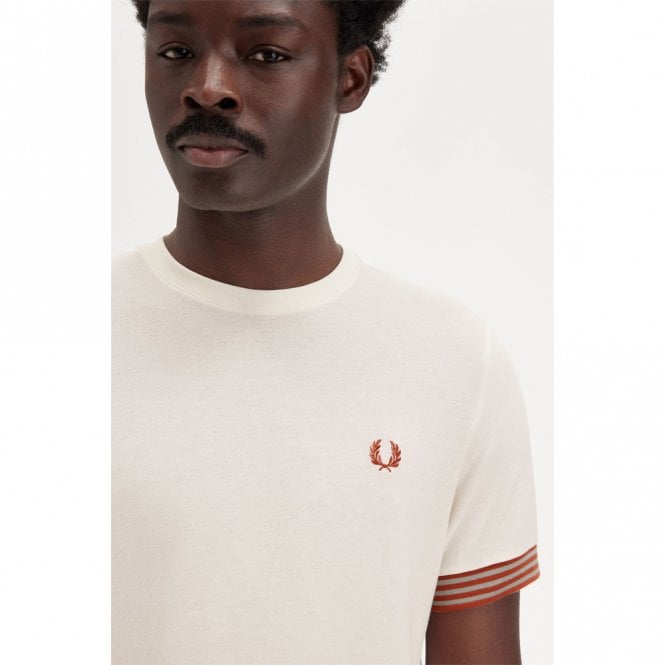 Mens Striped Cuff T-Shirt