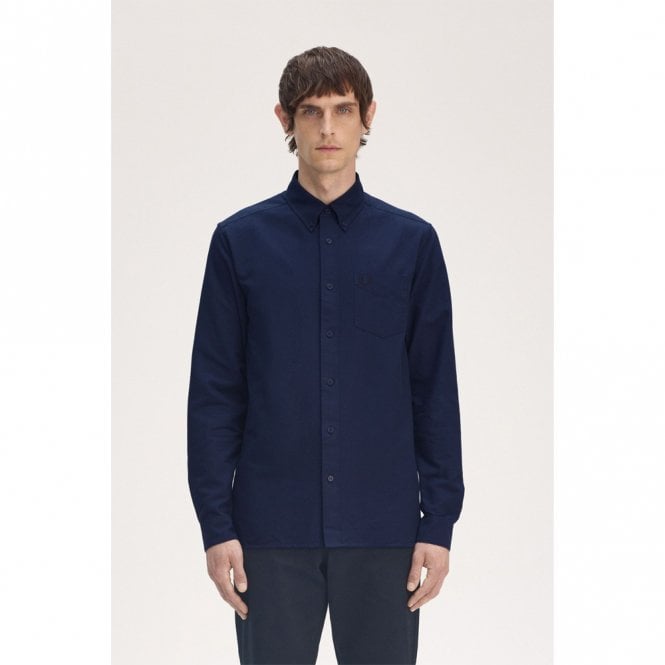Mens Long Sleeve Oxford Shirt