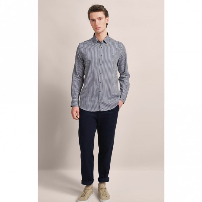 Mens Long Sleeve Satin Shirt