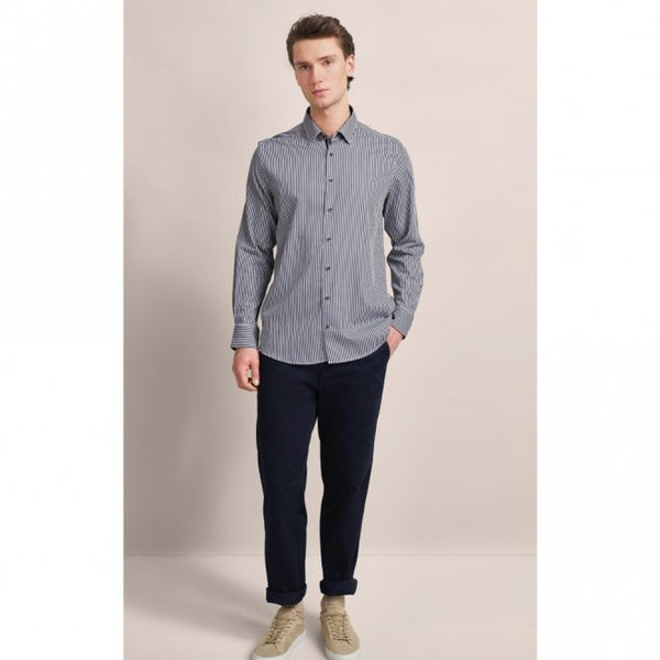 Mens Long Sleeve Satin Shirt