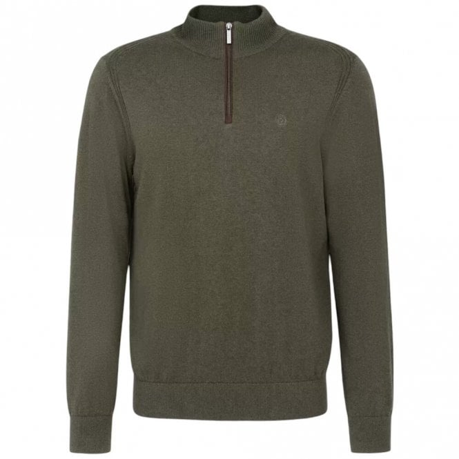 Mens Knit Troyer 1/4 Zip Sweatshirt Main image