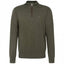 Mens Knit Troyer 1/4 Zip Sweatshirt