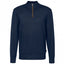 Mens Knit Troyer 1/4 Zip Sweatshirt