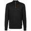 Mens Knit Troyer 1/4 Zip Sweatshirt
