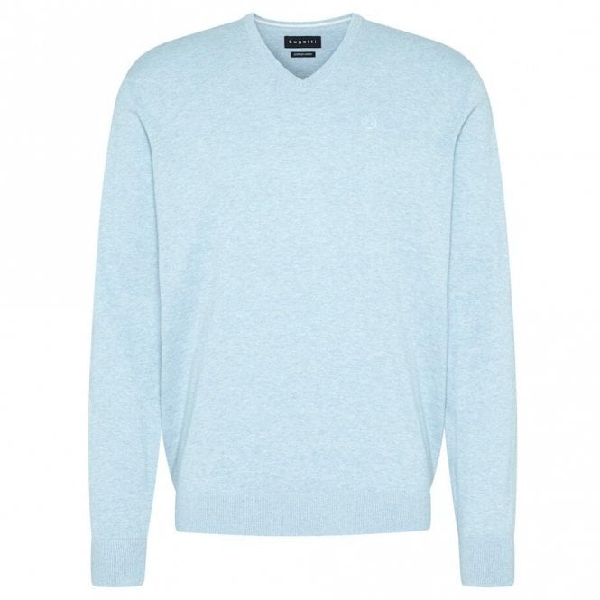 Mens Knit V-Neck Sweatshirt