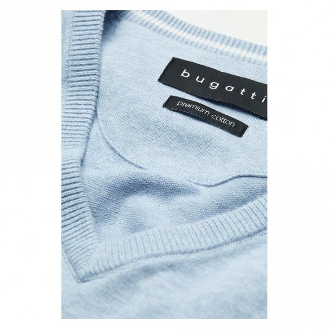Mens Knit V-Neck Sweatshirt