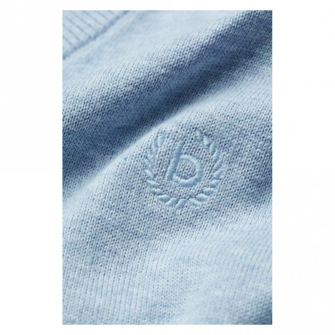 Mens Knit V-Neck Sweatshirt