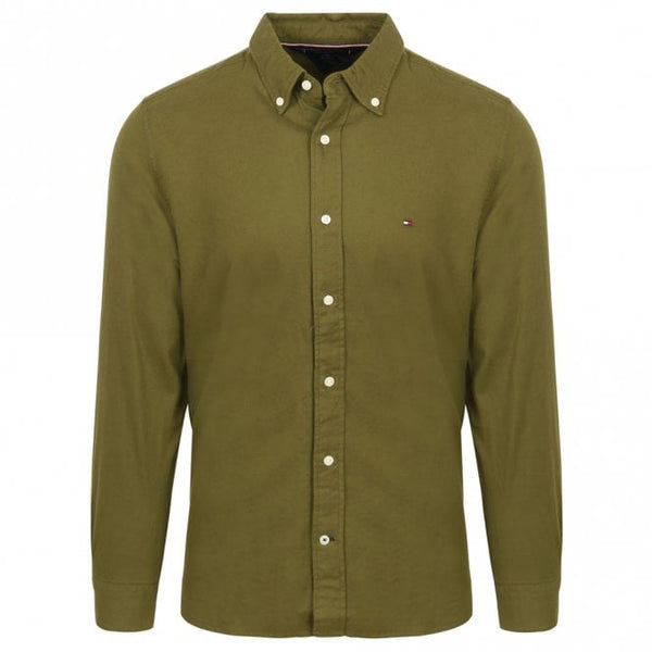 Mens Flex Brushed Twill Long Sleeve Shirt