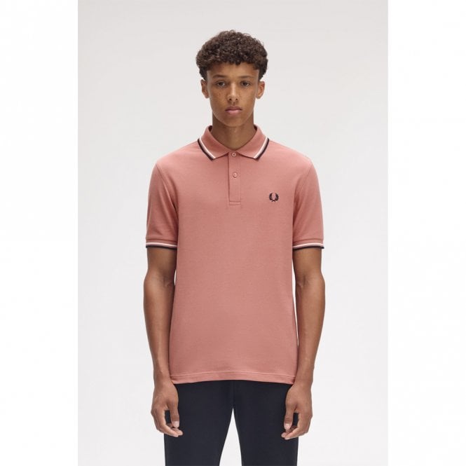 Mens M3600 Twin Tipped Polo Shirt Secondary image
