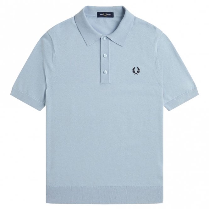 Mens Cotton Knitted Polo Shirt Main image