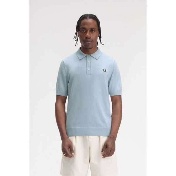 Mens Cotton Knitted Polo Shirt