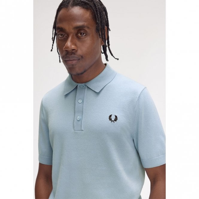 Mens Cotton Knitted Polo Shirt