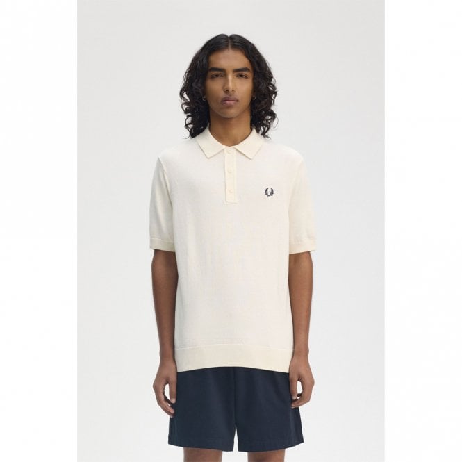 Mens Cotton Knitted Polo Shirt Secondary image