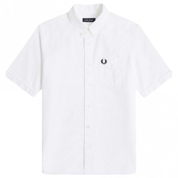 Mens Button-Down Short Sleeve Oxford Shirt