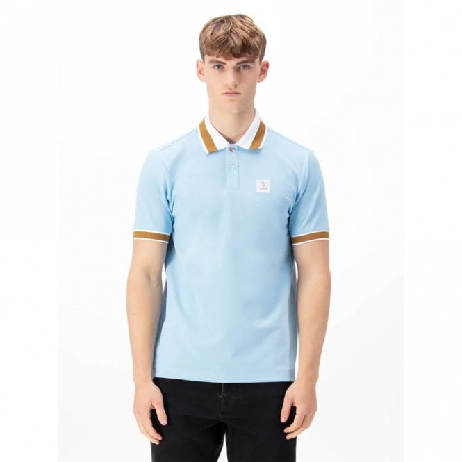 Mens Makati Honeycomb Textured Polo Secondary image