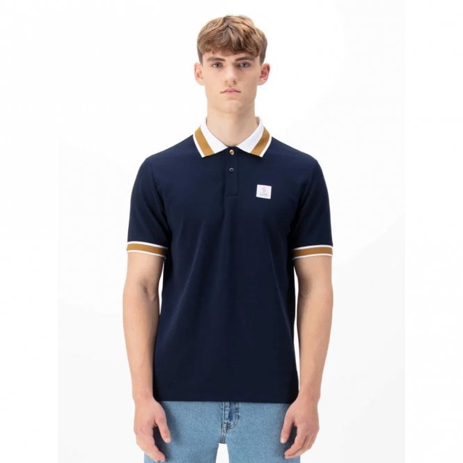 Mens Makati Honeycomb Textured Polo