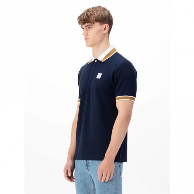 Mens Makati Honeycomb Textured Polo