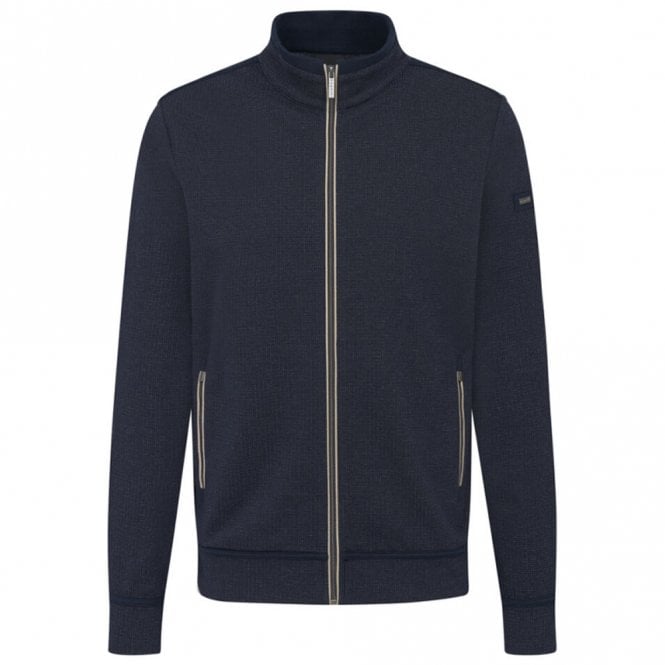 Mens Knitted Full-Zip Sweatshirt