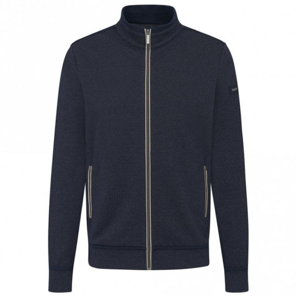 Mens Knitted Full-Zip Sweatshirt