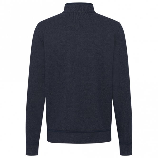 Mens Knitted Full-Zip Sweatshirt