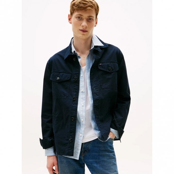 Mens Twill Shirt Jacket