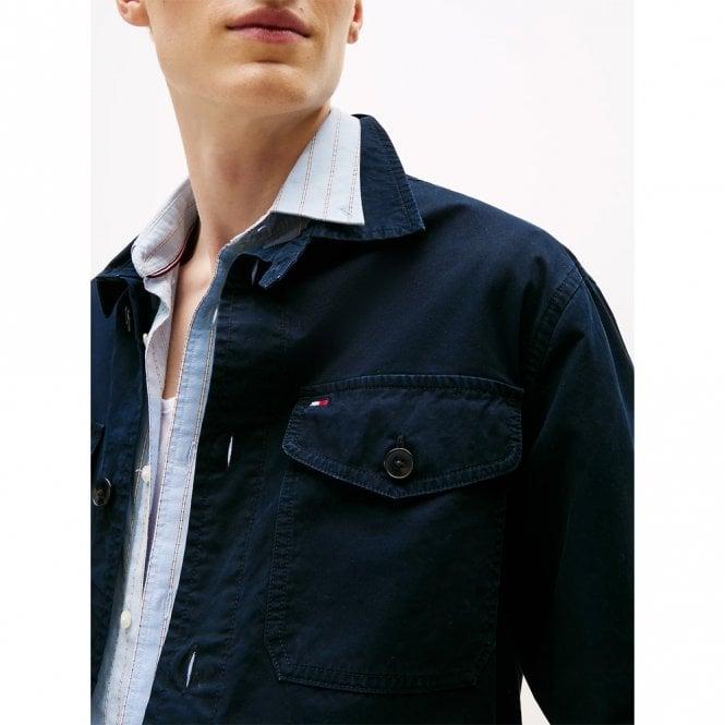 Mens Twill Shirt Jacket