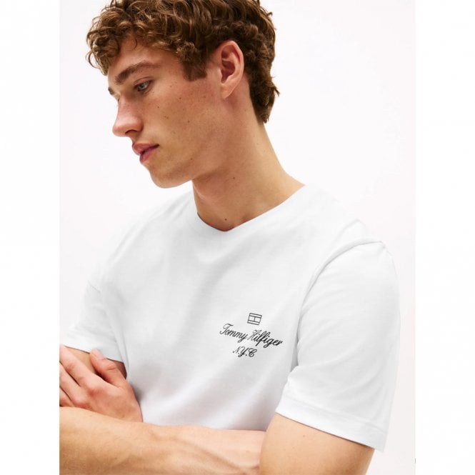 Mens Outline Flag NYC Logo T-Shirt