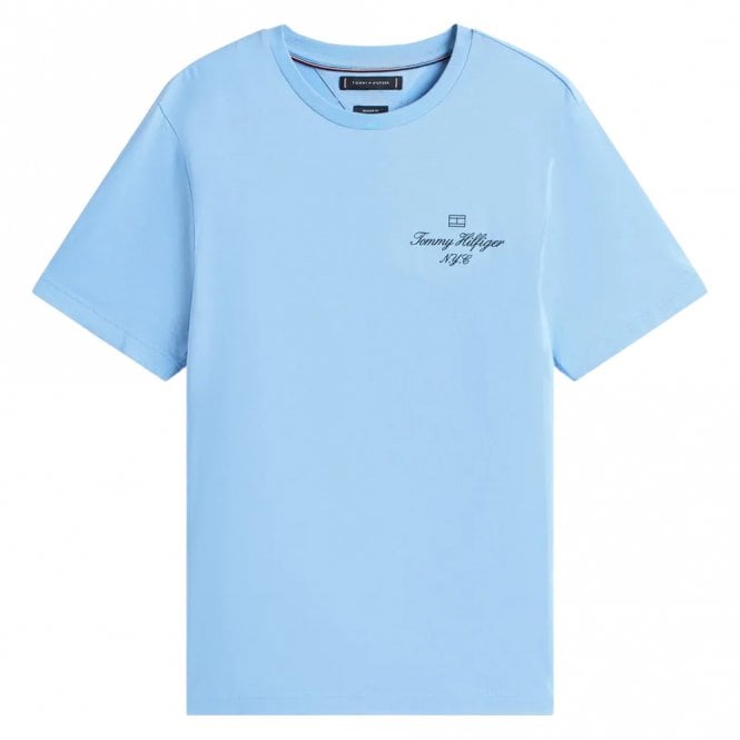 Mens Outline Flag NYC Logo T-Shirt