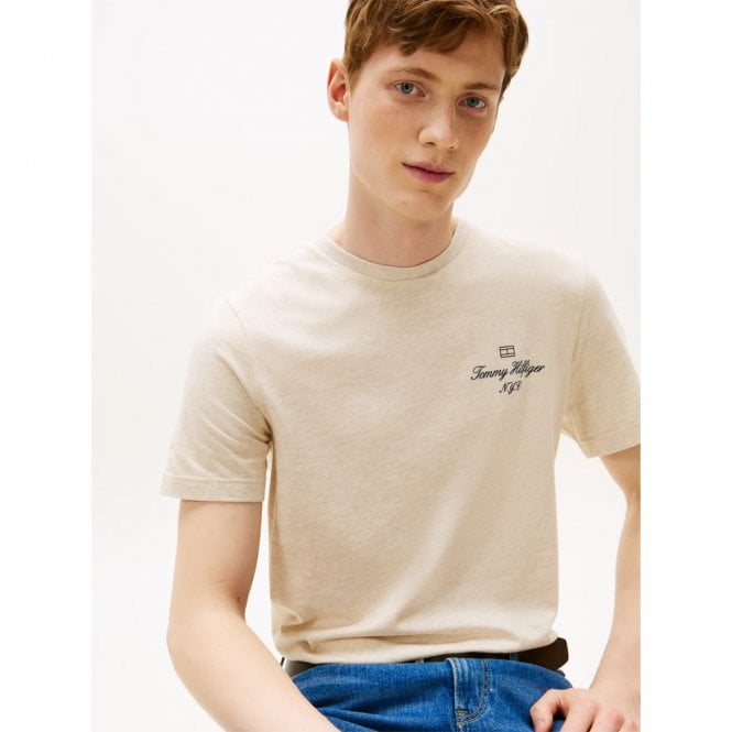 Mens Outline Flag NYC Logo T-Shirt