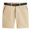 Mens Brooklyn Belted Slim Chino Short