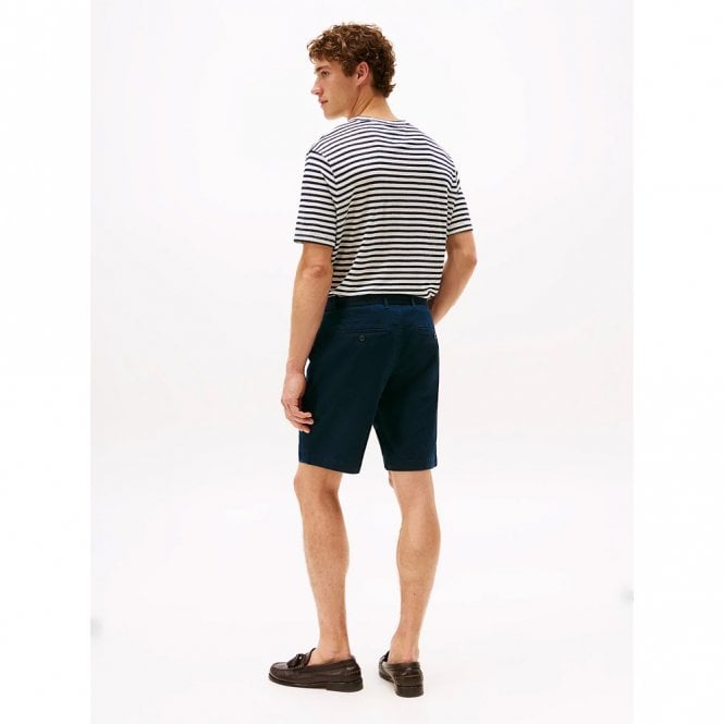 Mens Brooklyn Belted Slim Chino Short