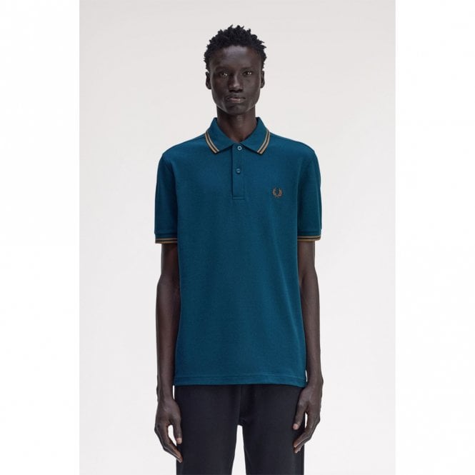 Mens M3600 Twin Tipped Polo Shirt Secondary image