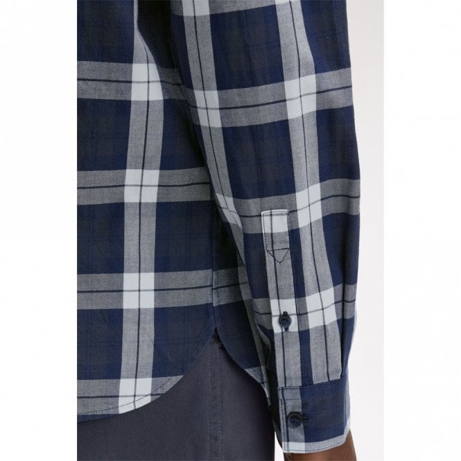 Mens Tartan Twill Long Sleeve Shirt