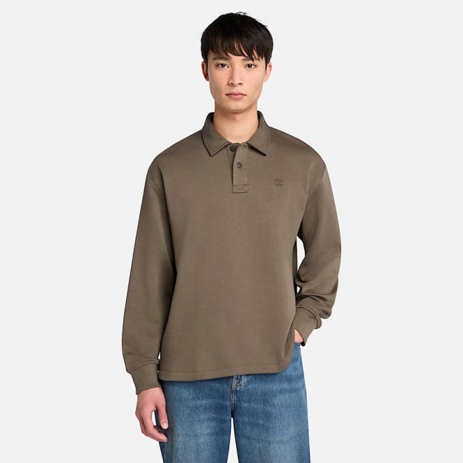 Mens Polo Sweatshirt Secondary image