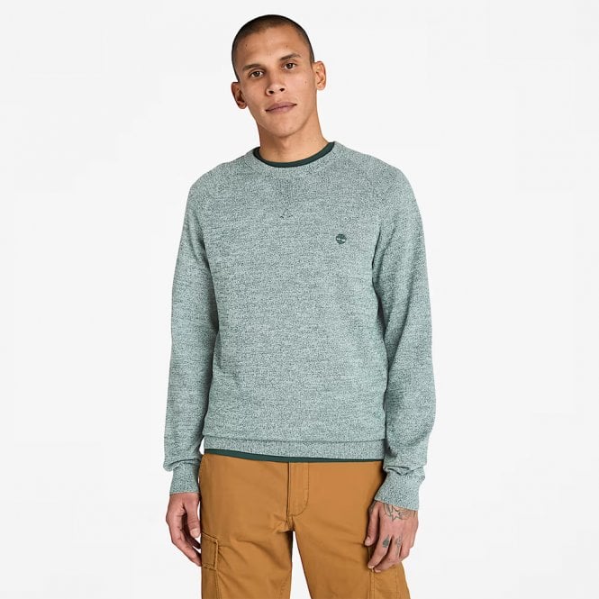 Mens Williams River Cotton Raglan Sleeve Crewneck Sweatshirt