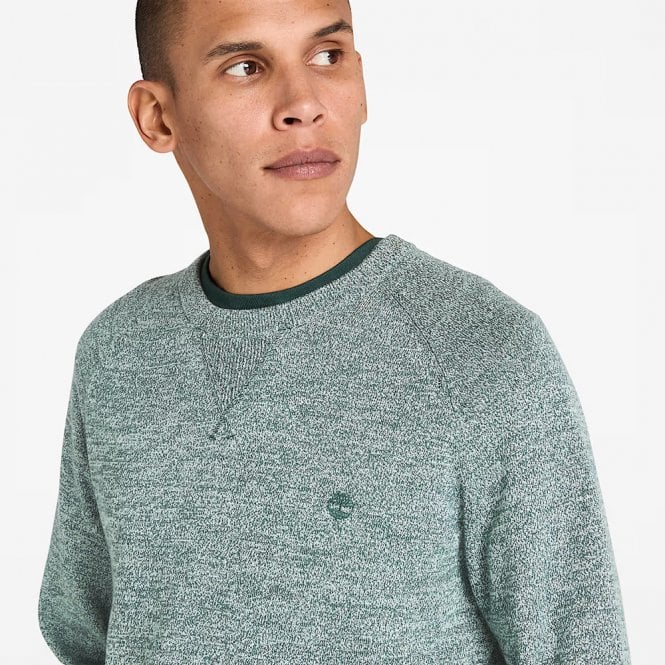 Mens Williams River Cotton Raglan Sleeve Crewneck Sweatshirt