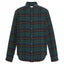 Mens Midweight Checked Flannel Long Sleeve Shirt