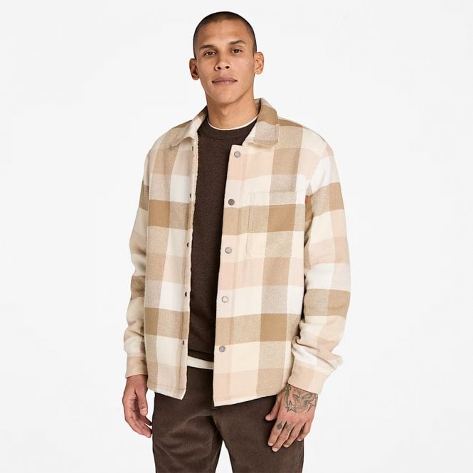 Mens High Pile Lined Overshirt Secondary image