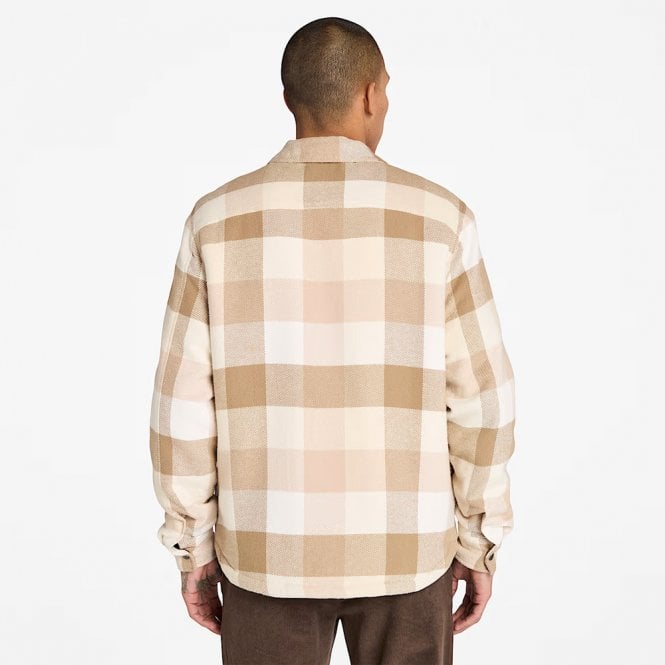 Mens High Pile Lined Overshirt