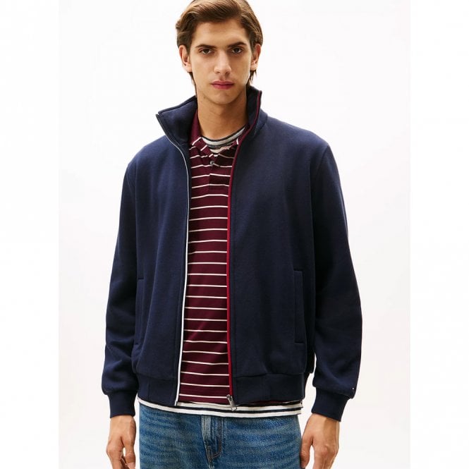 Mens Signature Tape Full-Zip Sweatshirt