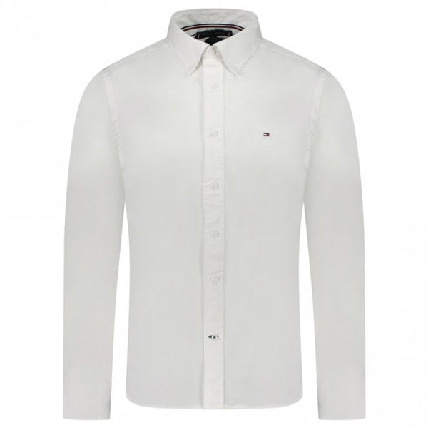 Mens Poplin TH Flex Regular Fit Long Sleeve Shirt