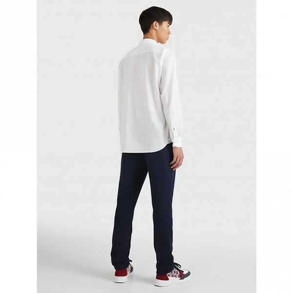 Mens Poplin TH Flex Regular Fit Long Sleeve Shirt