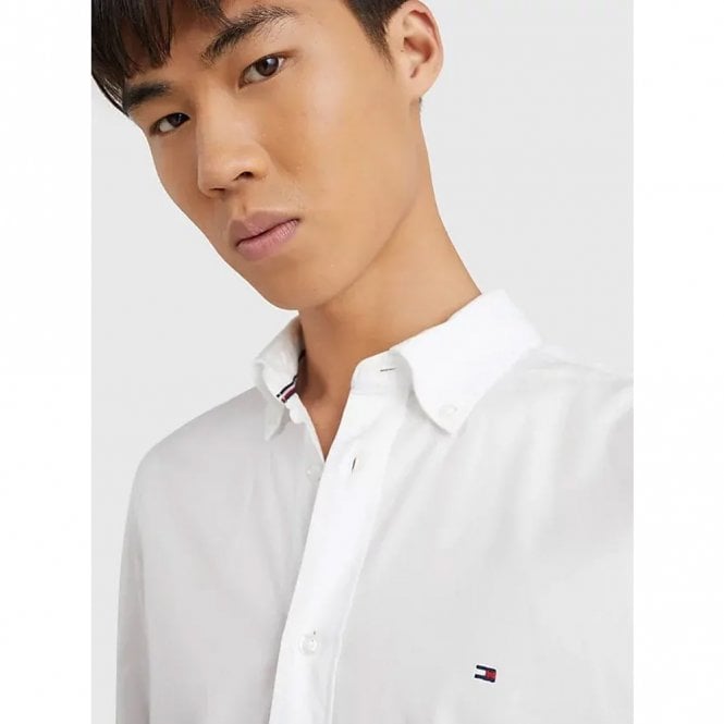 Mens Poplin TH Flex Regular Fit Long Sleeve Shirt