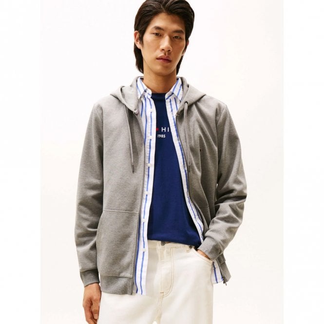 Mens Essential Intechno Full-Zip Hooded Sweatshirt