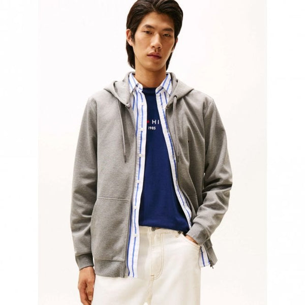 Mens Essential Intechno Full-Zip Hooded Sweatshirt